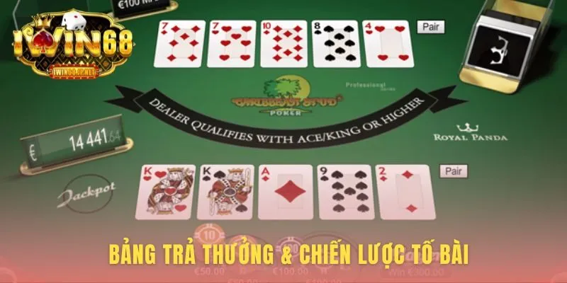 Chiến lược Caribbean Stud luôn tố bài khi có một đôi trở lên