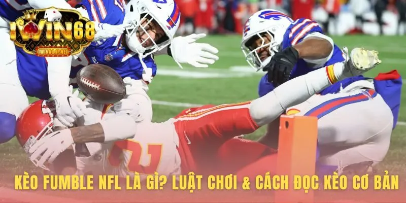 Kèo Fumble NFL xác định thắng thua theo thống kê chính thức