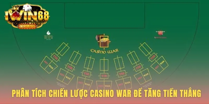 Chiến lược Casino War giảm lợi thế nhà cái